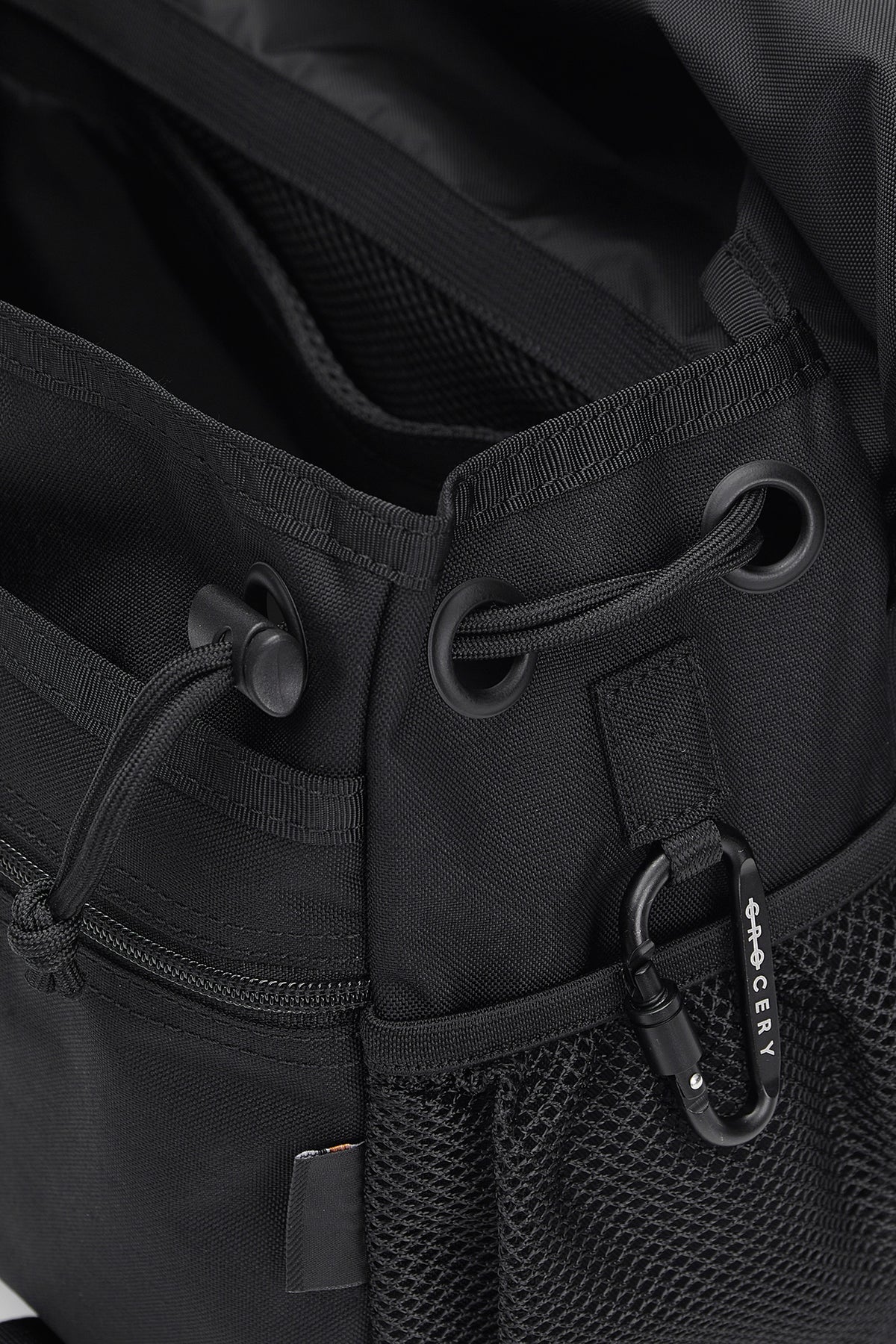 GROCERY CORDURA CROSS BODY MESSENGER BAG/ BLACK