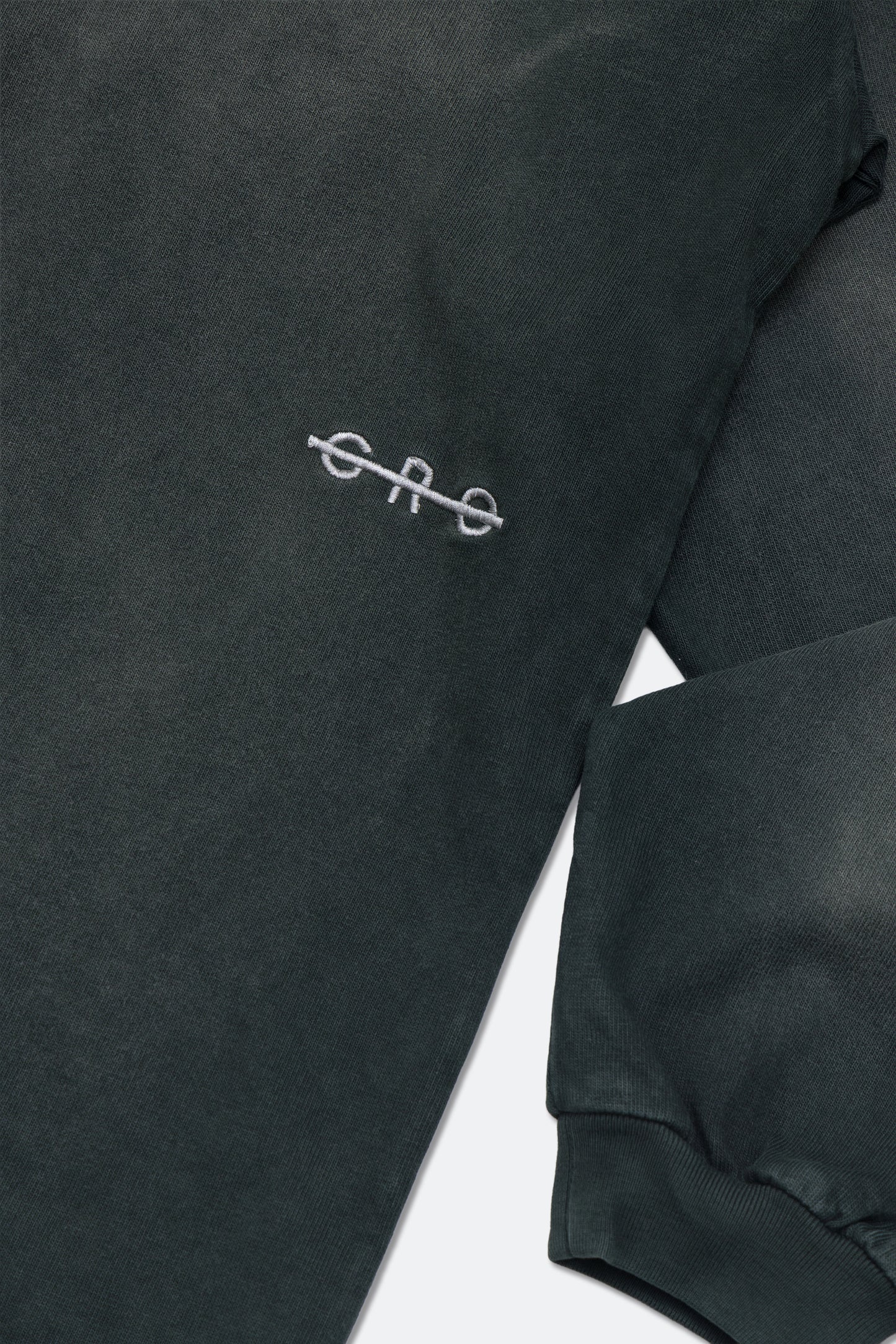 GROCERY FADE WASHED SMALL LOGO LONG TOP/ DARK GREEN