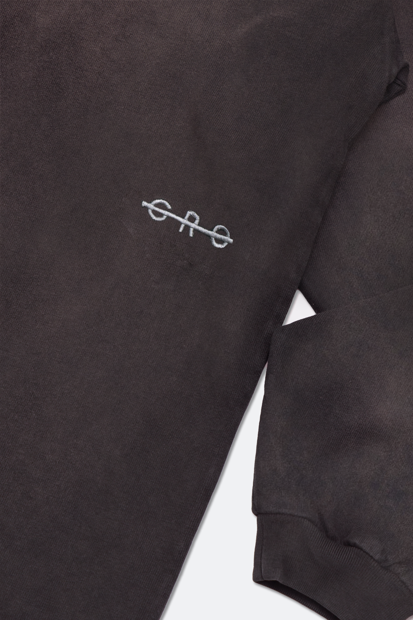 GROCERY SNOW WASHED SMALL LOGO LONG TOP/ WASHED CHARCOAL