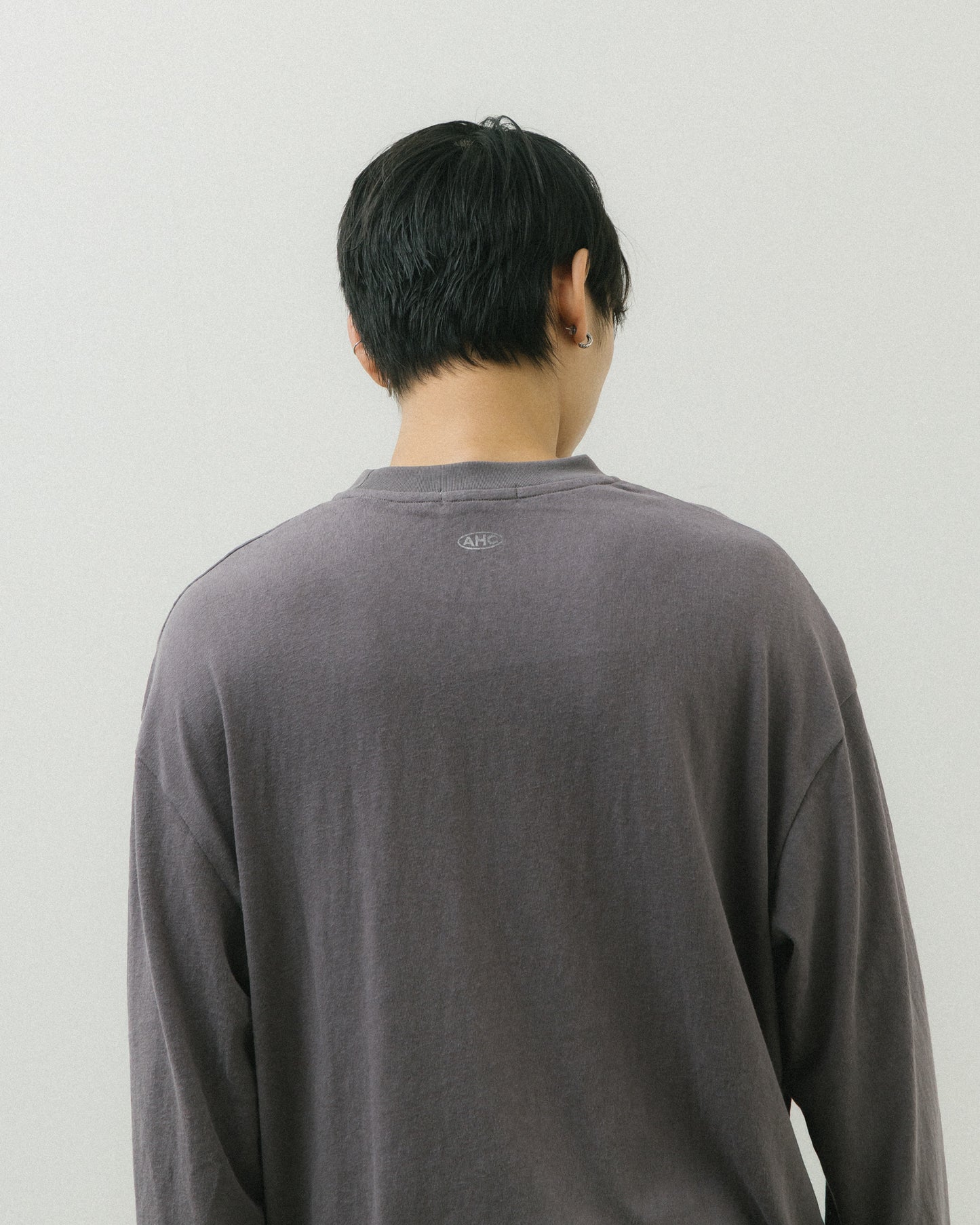 Aim Higher Club College Unisex Long Tee/ Grey