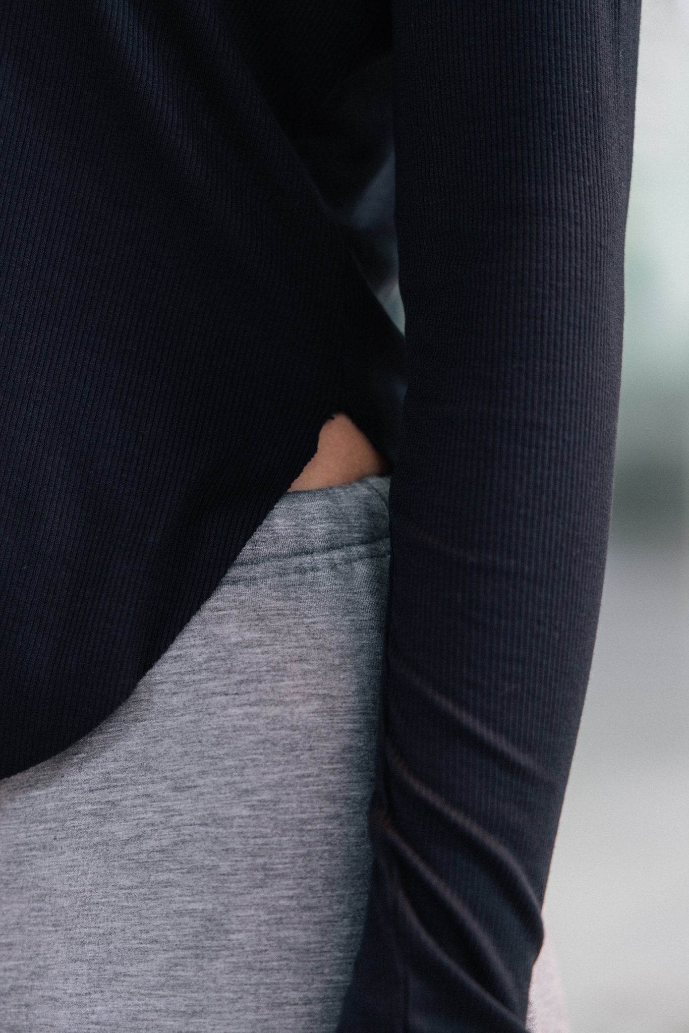 Aim Higher Club 2 - Way Long Sleeve Top/ Black - GROGROCERY