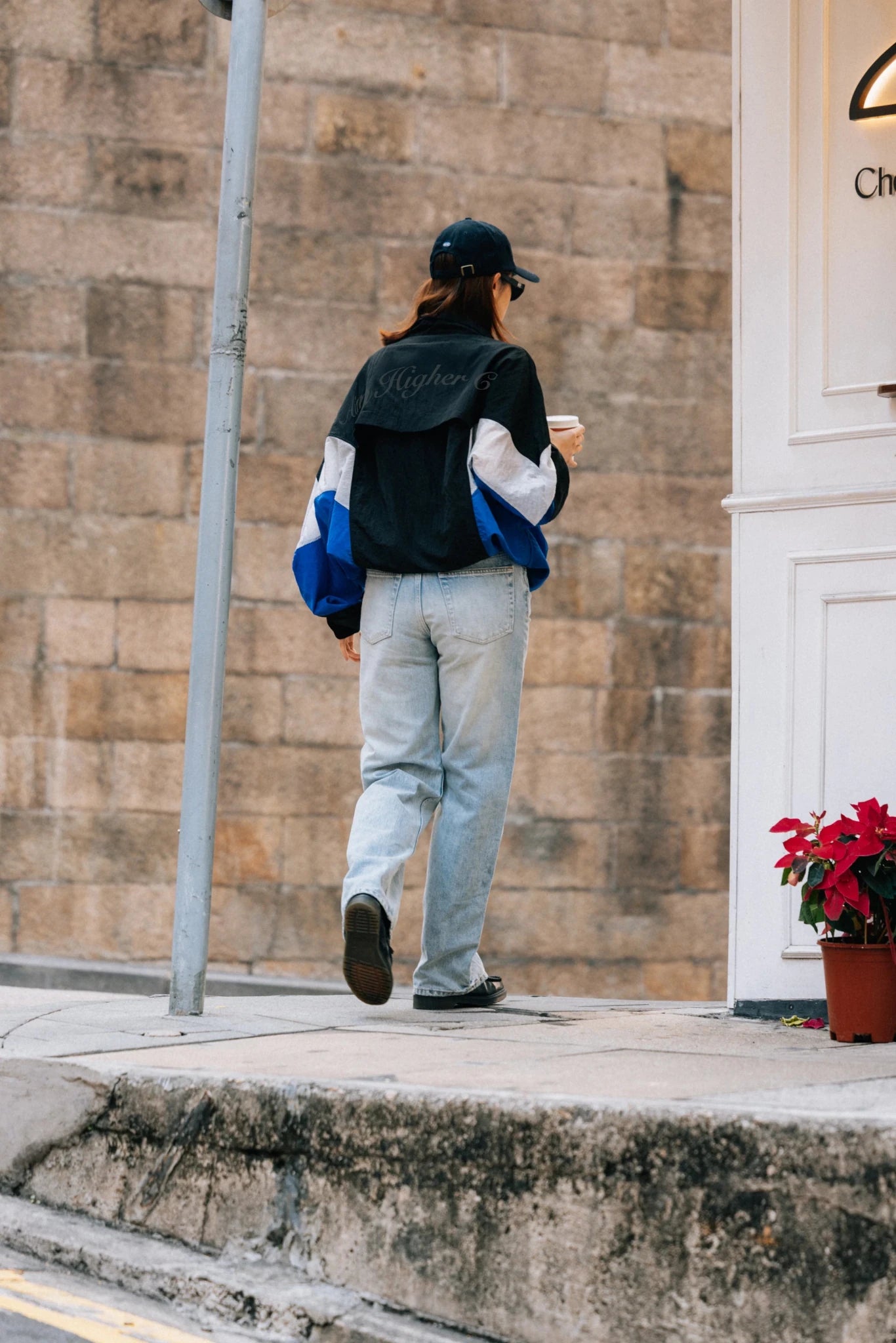 Aim Higher Club 3 - Color Tone Classic Windbreaker/ Black - Dazzling Blue - GROGROCERY