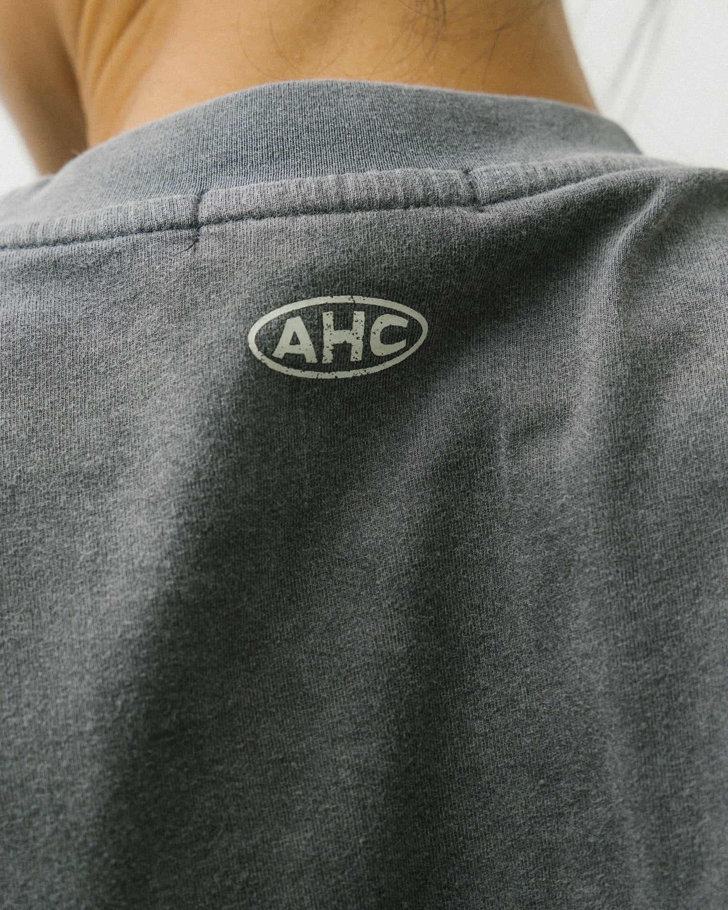 Aim Higher Club Basic Crop Tee/ Washed Charcoal - GROGROCERY
