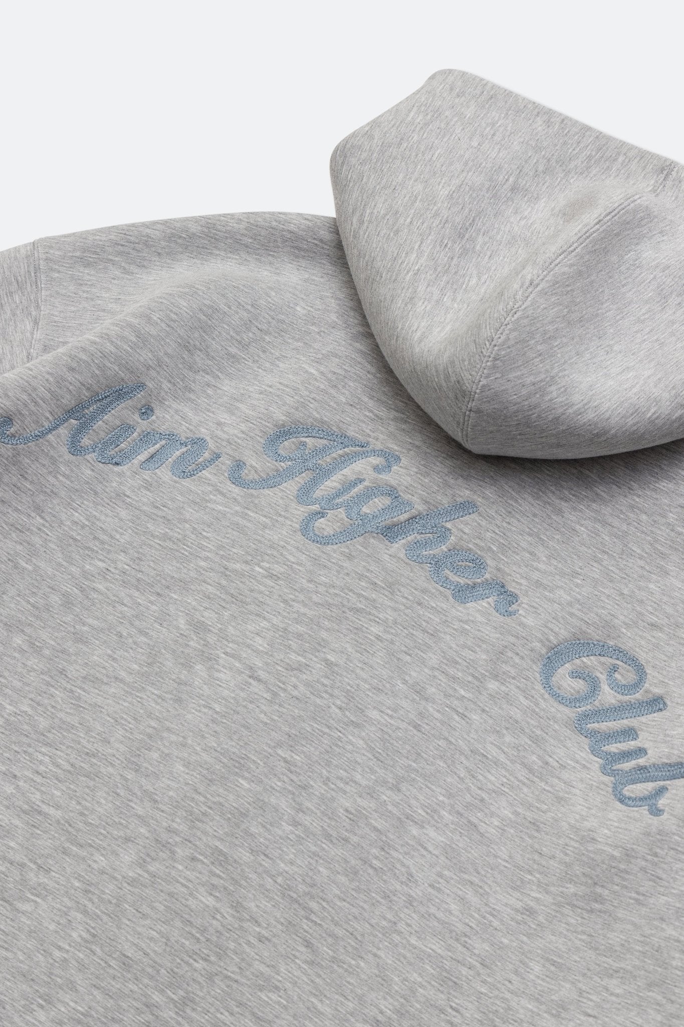 Aim Higher Club Cloud Zip Up Hoodie/ Flecking Grey - GROGROCERY