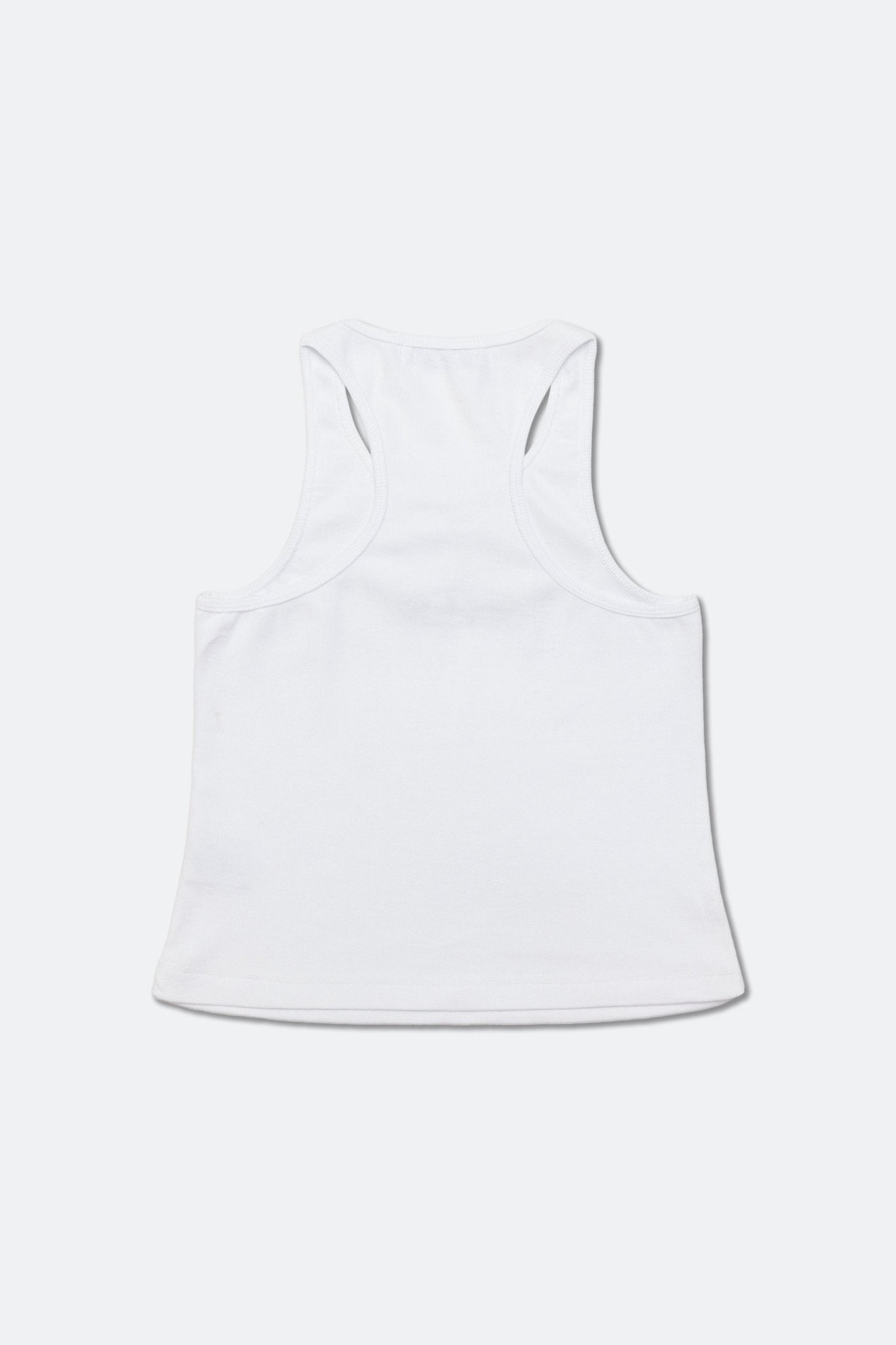Aim Higher Club Women Oval Logo Tank Top/ White - White - GROGROCERY