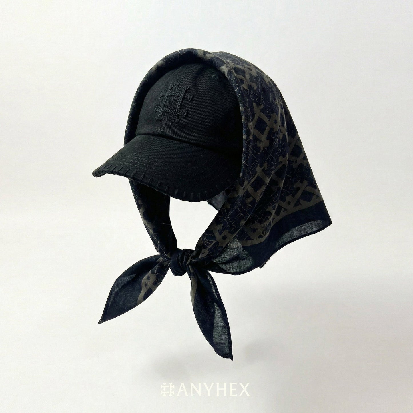 ANYHEX 000000 BANDANA/ BLACK - GROGROCERY