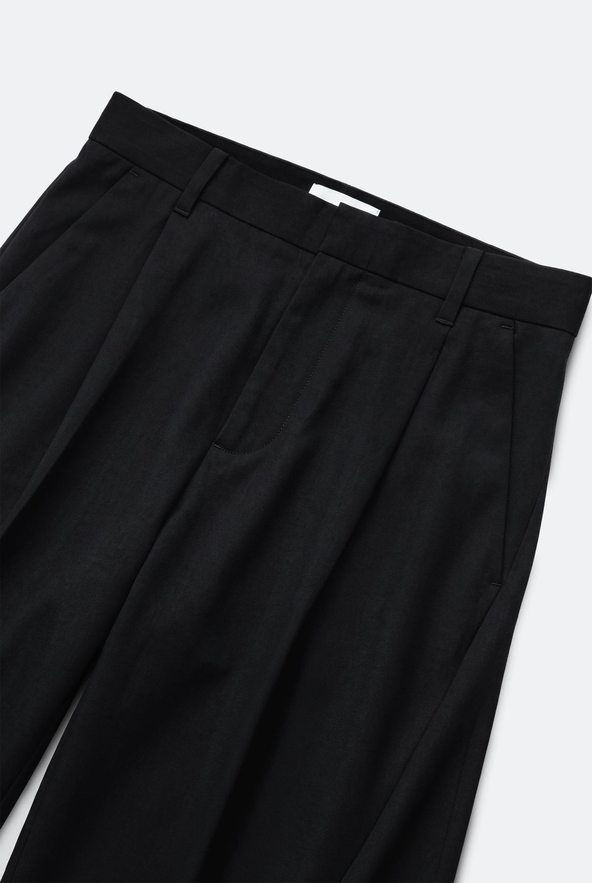 (empty) manual co. 3D tailored pants/ black - GROGROCERY