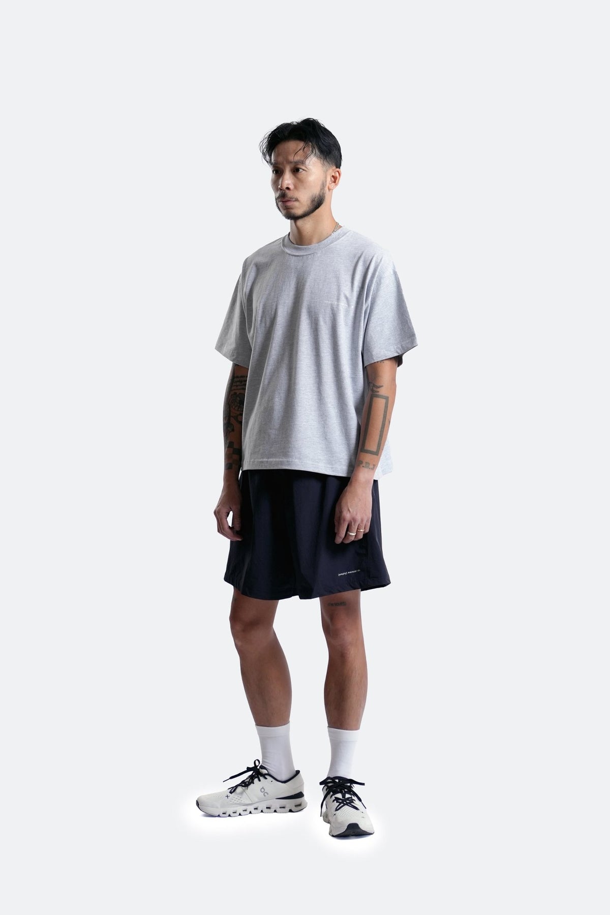 (empty) manual co. all climate shorts/ navy blue - GROGROCERY