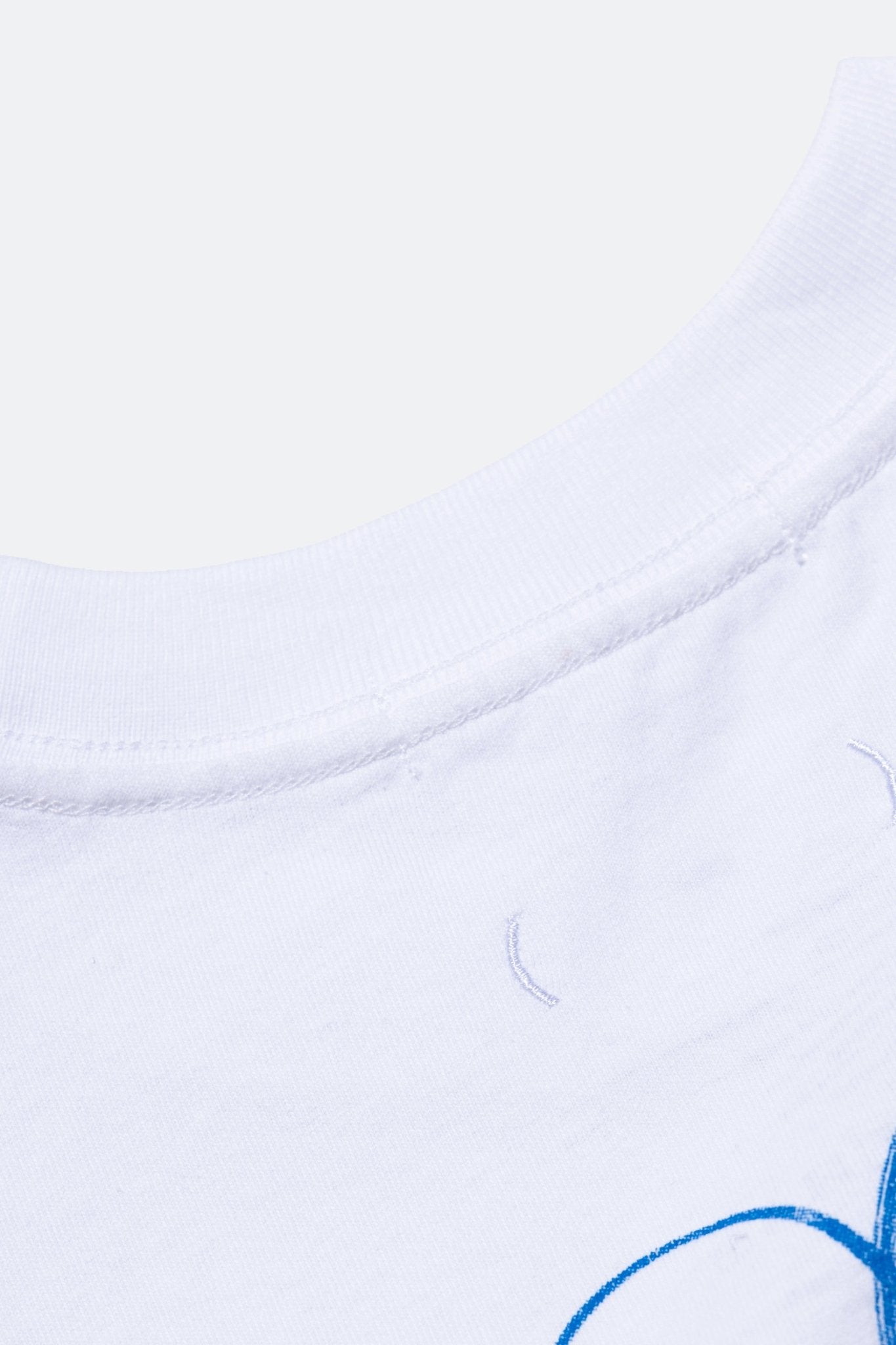 (empty) manual co. fitter happier tee/ white - GROGROCERY