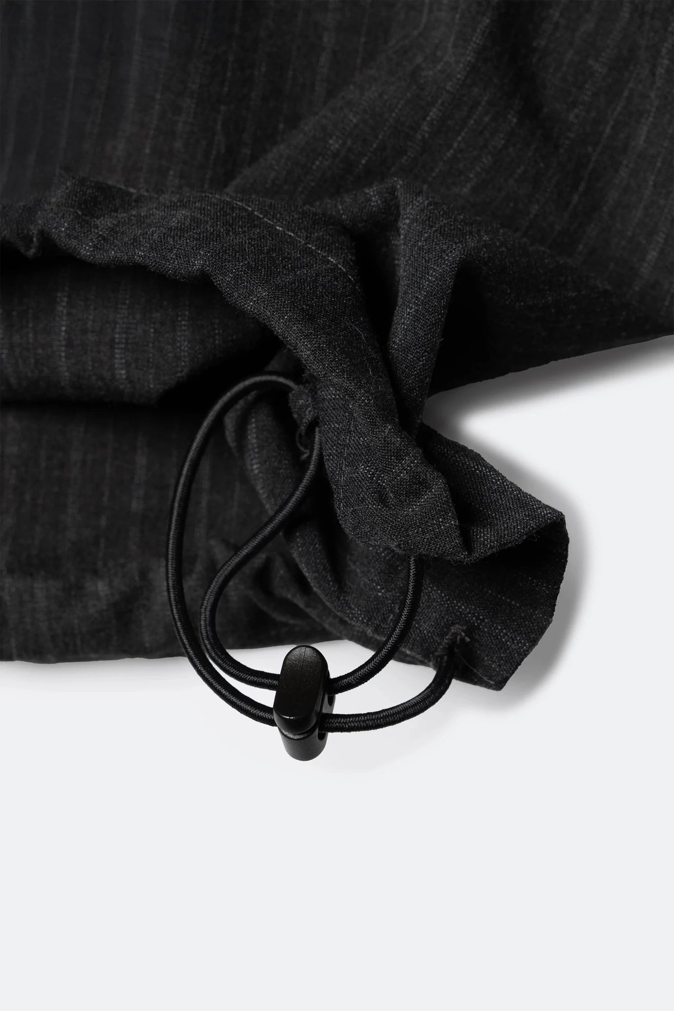 (empty) manual co. sunday suit pants/ charcoal stripe - GROGROCERY