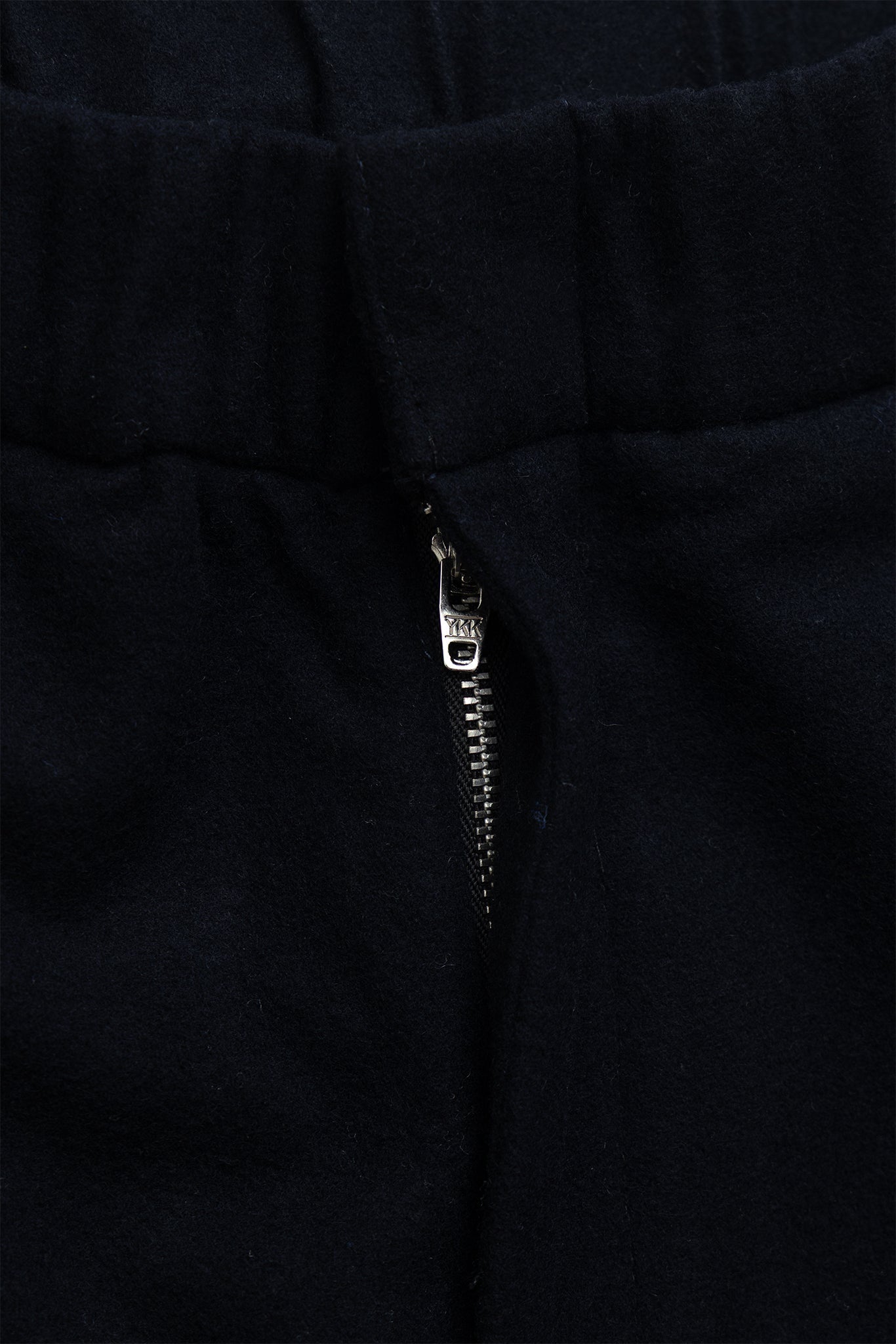 (empty) manual co. wool blend pleated pants/ indigo black - GROGROCERY