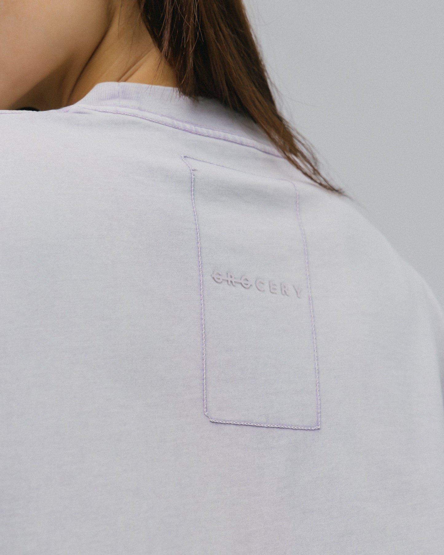 GROCERY BASIC WASHED BOXY TEE/ TARO - GROGROCERY