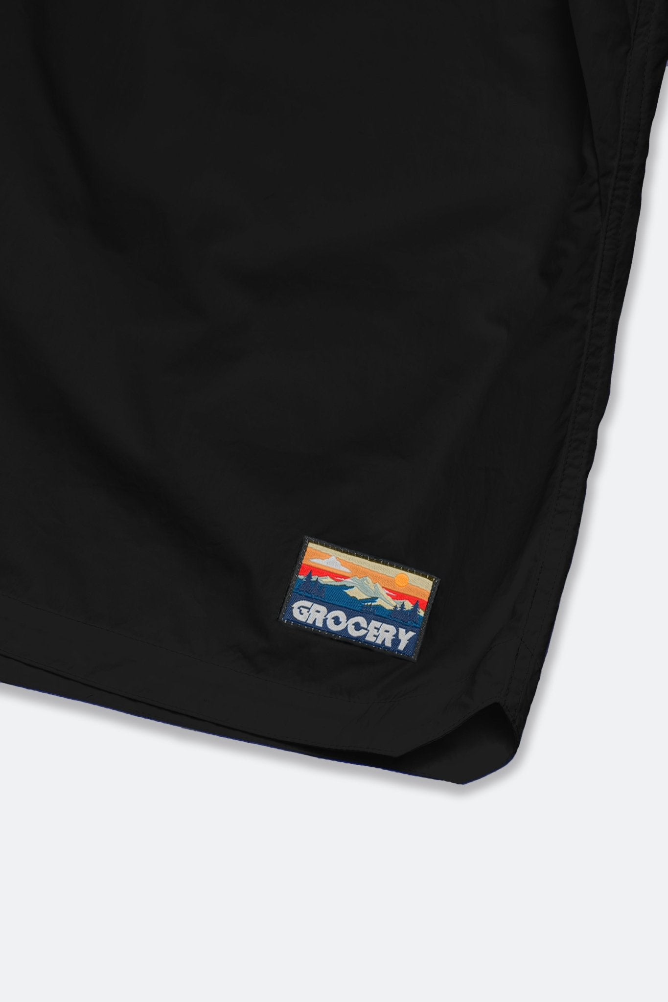 GROCERY DAILY NYLON SHORTS/ BLACK - GROGROCERY