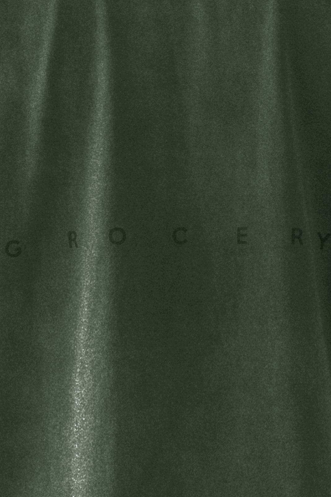 GROCERY DIRTY WASHED INVOICE POCKET TEE/ FADED DARK GREEN - GROGROCERY