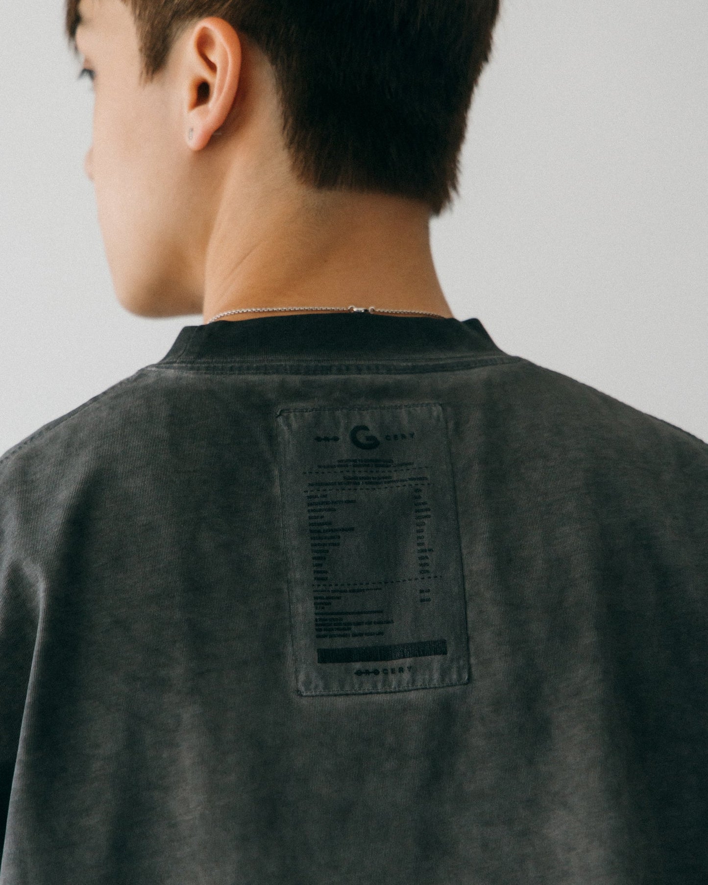 GROCERY DIRTY WASHED INVOICE SLEEVELESS T - SHIRT/ DARK GREY - GROGROCERY