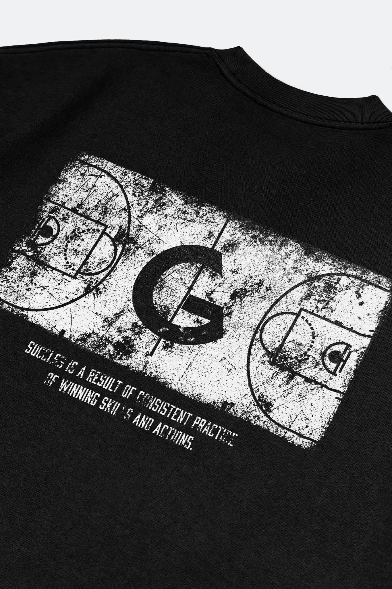 GROCERY HOOP DREAM WASHED GRAPHIC TEE/ BLACK - GROGROCERY