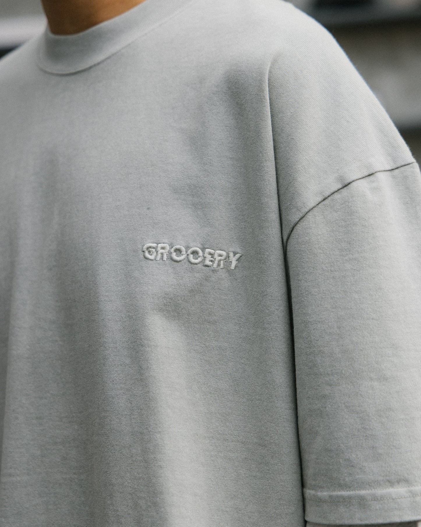 GROCERY HOOP DREAM WASHED GRAPHIC TEE/ GREY - GROGROCERY