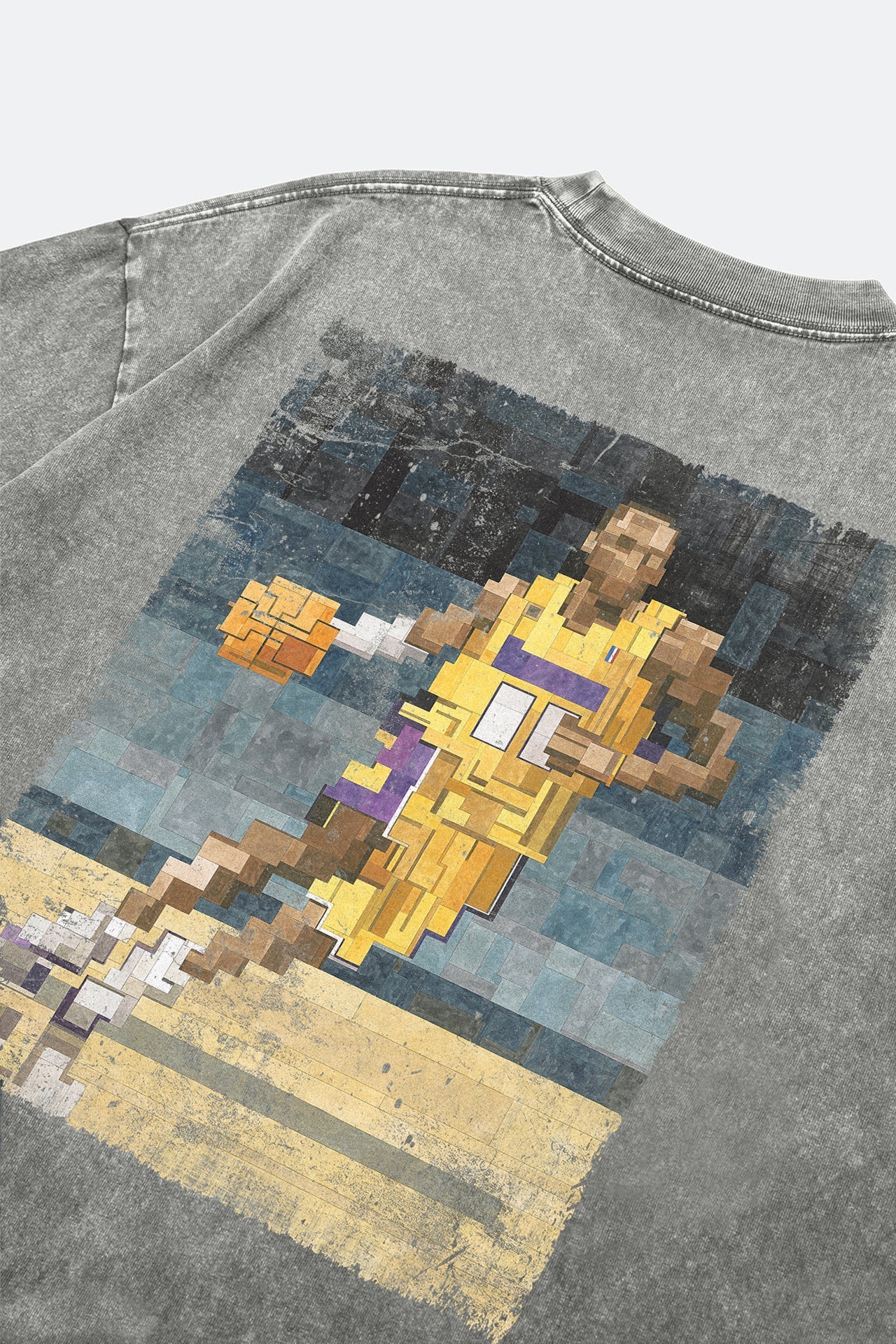 GROCERY KB 5.0 NO.24 WASHED TEE/ GREY BY ADAM LISTER - GROGROCERY