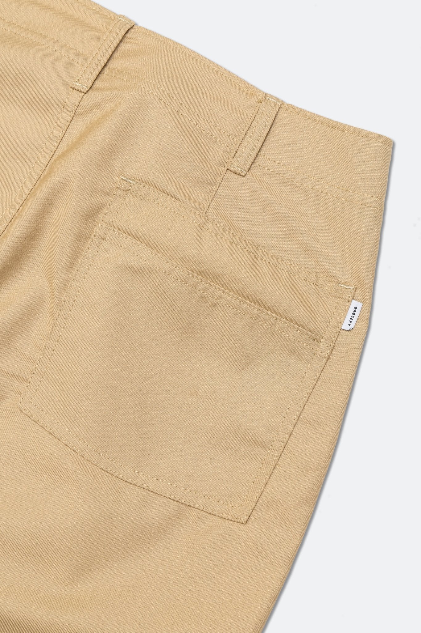 GROCERY RELAXED FIT WIDE CHINO PANTS/ BEIGE - GROGROCERY