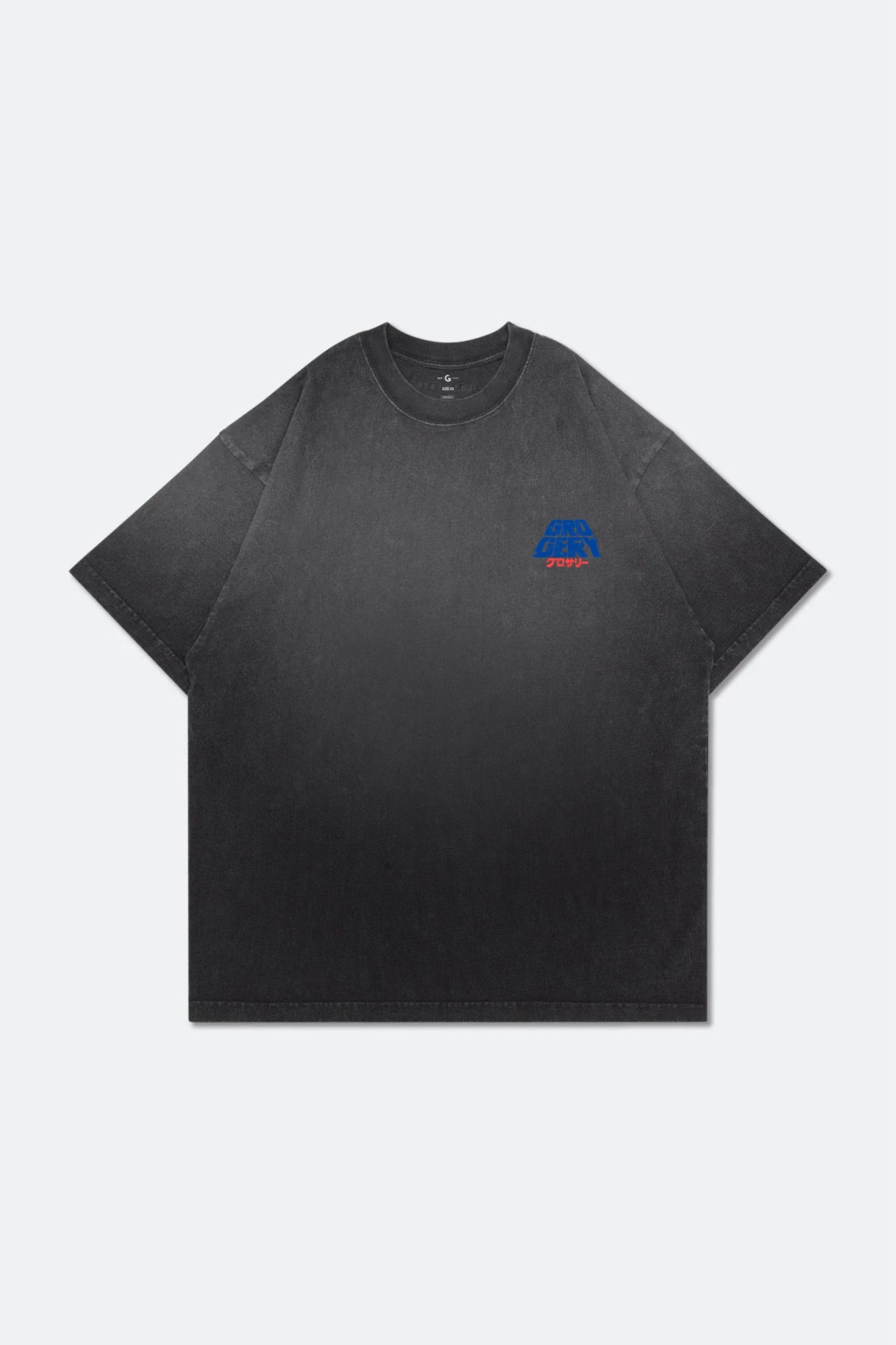 GROCERY STAR WARS A NEW HOPE 1977 JAPAN MOVIE POSTER TEE/ WASHED BLACK - GROGROCERY