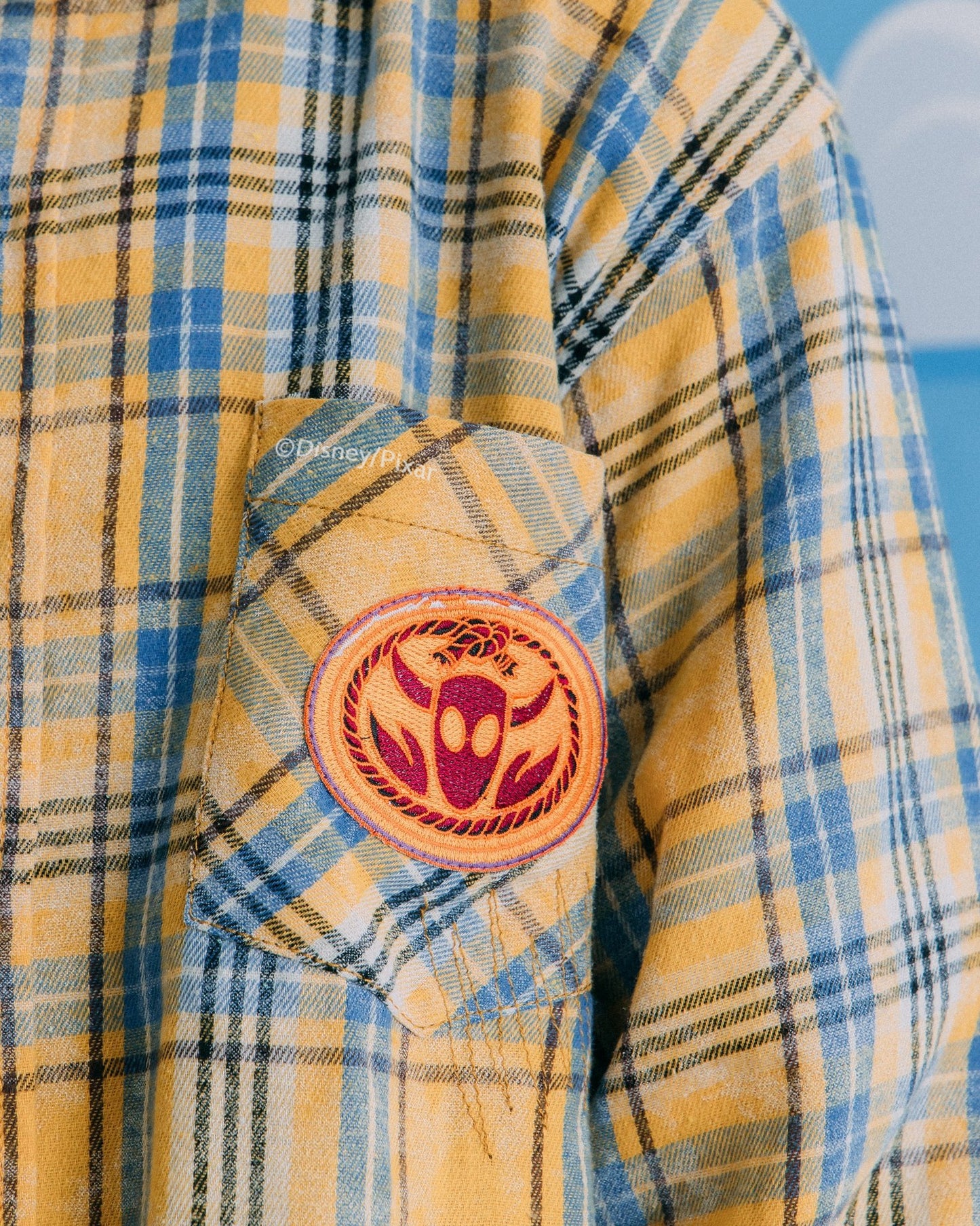 GROCERY | TARMAC | TOY STORY DESTROYED PATCHWORK CHECK SHIRT/ YELLOW - GROGROCERY