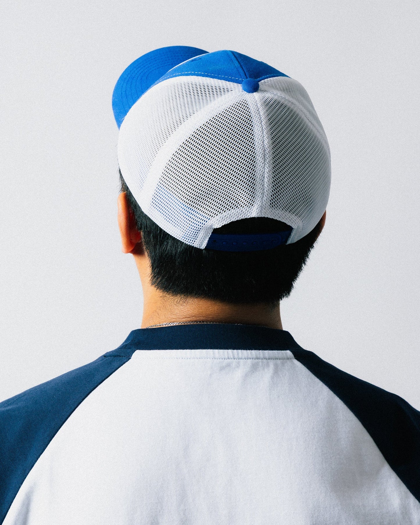 GROCERY TWO TONE TRUCKER CAP/ COBALT BLUE - GROGROCERY