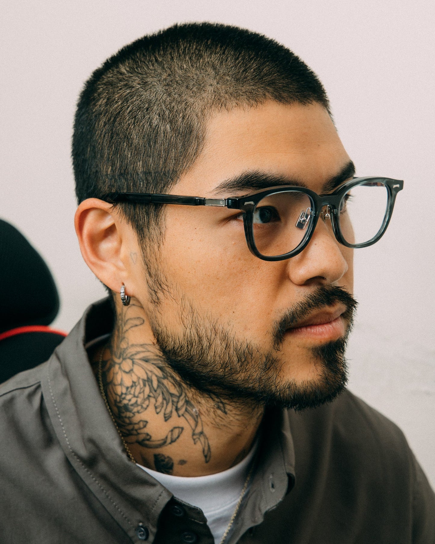 GROCERY x A. SOCIETY GRO01 LOWEN CLIP - ON/ GREY BLACK - GROGROCERY