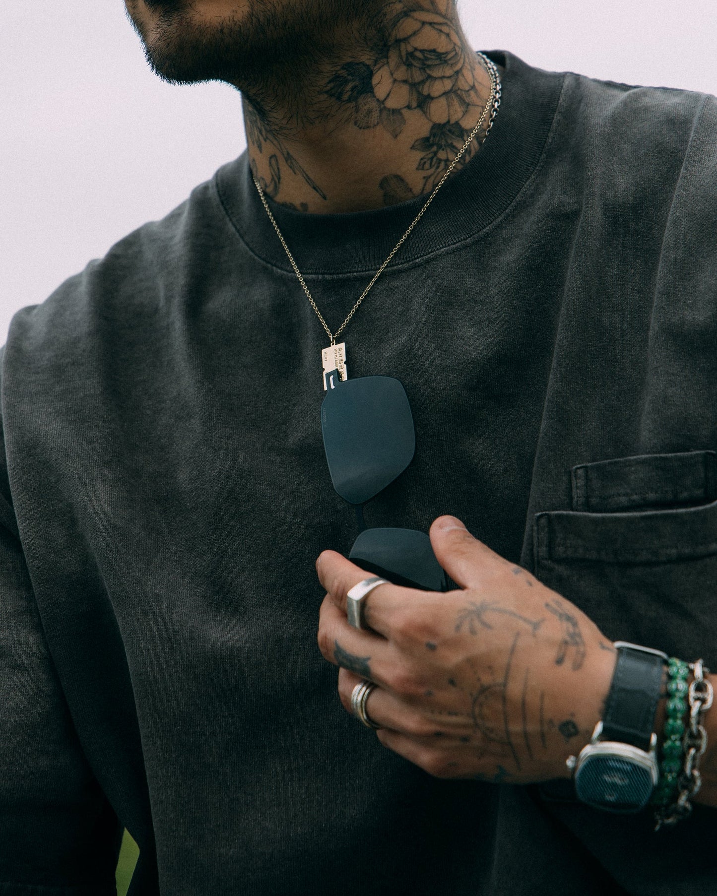 GROCERY x A. SOCIETY PRICE STICKER NECKLACE/ GOLD - GROGROCERY