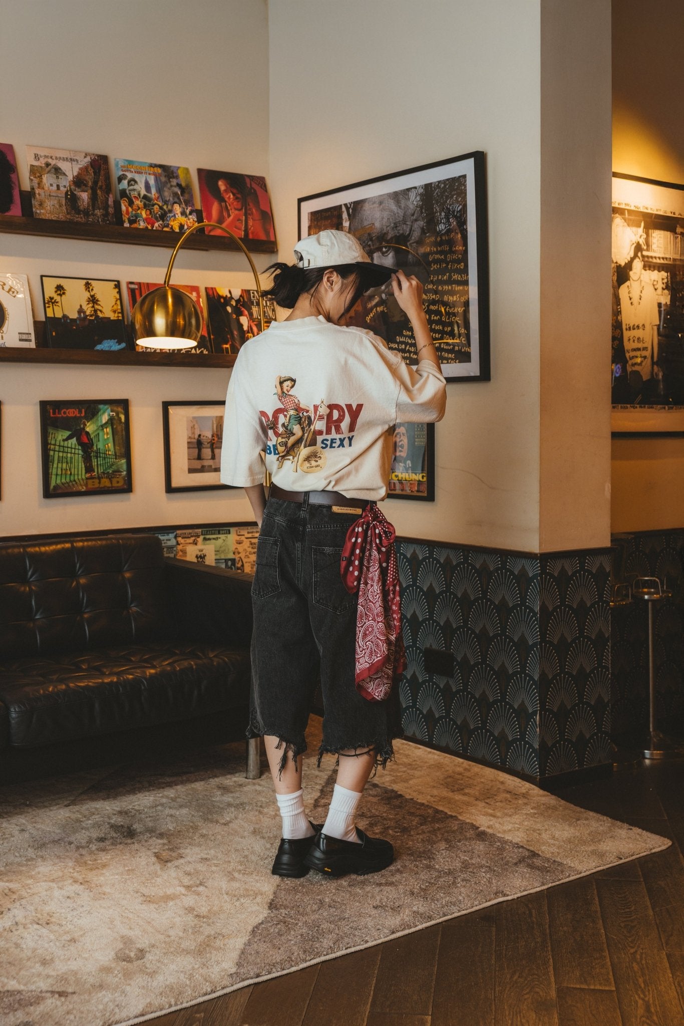 GROCERY x CLUB STUBBORN STUBBORN IS SEXY WASHED GRAPHIC TEE/ WASHED CREAM - GROGROCERY