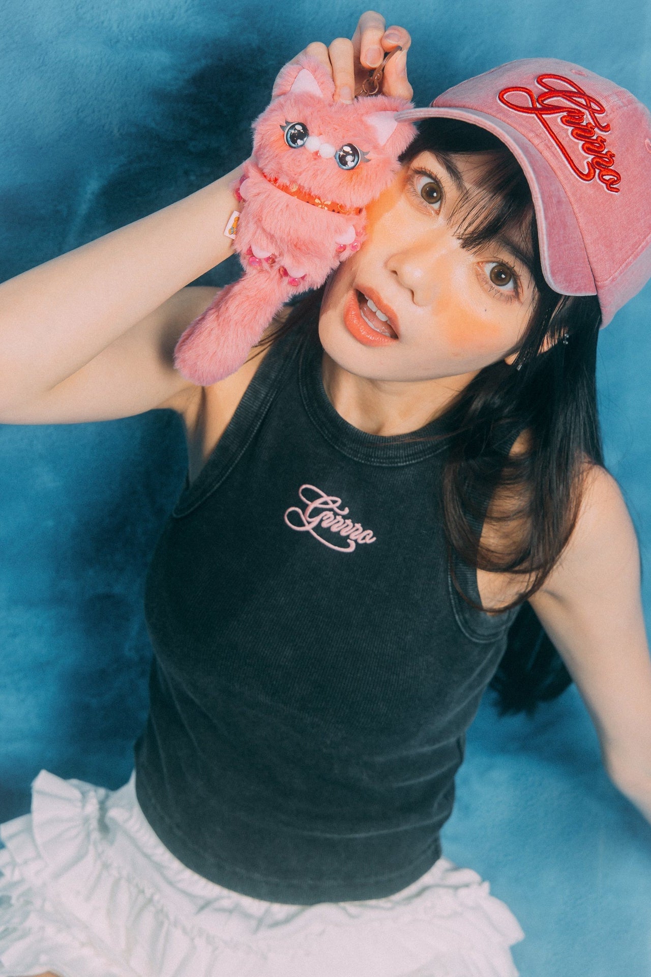 GROCERY x GRRRR LOGO WASHED TANK TOP/ BLACK - GROGROCERY