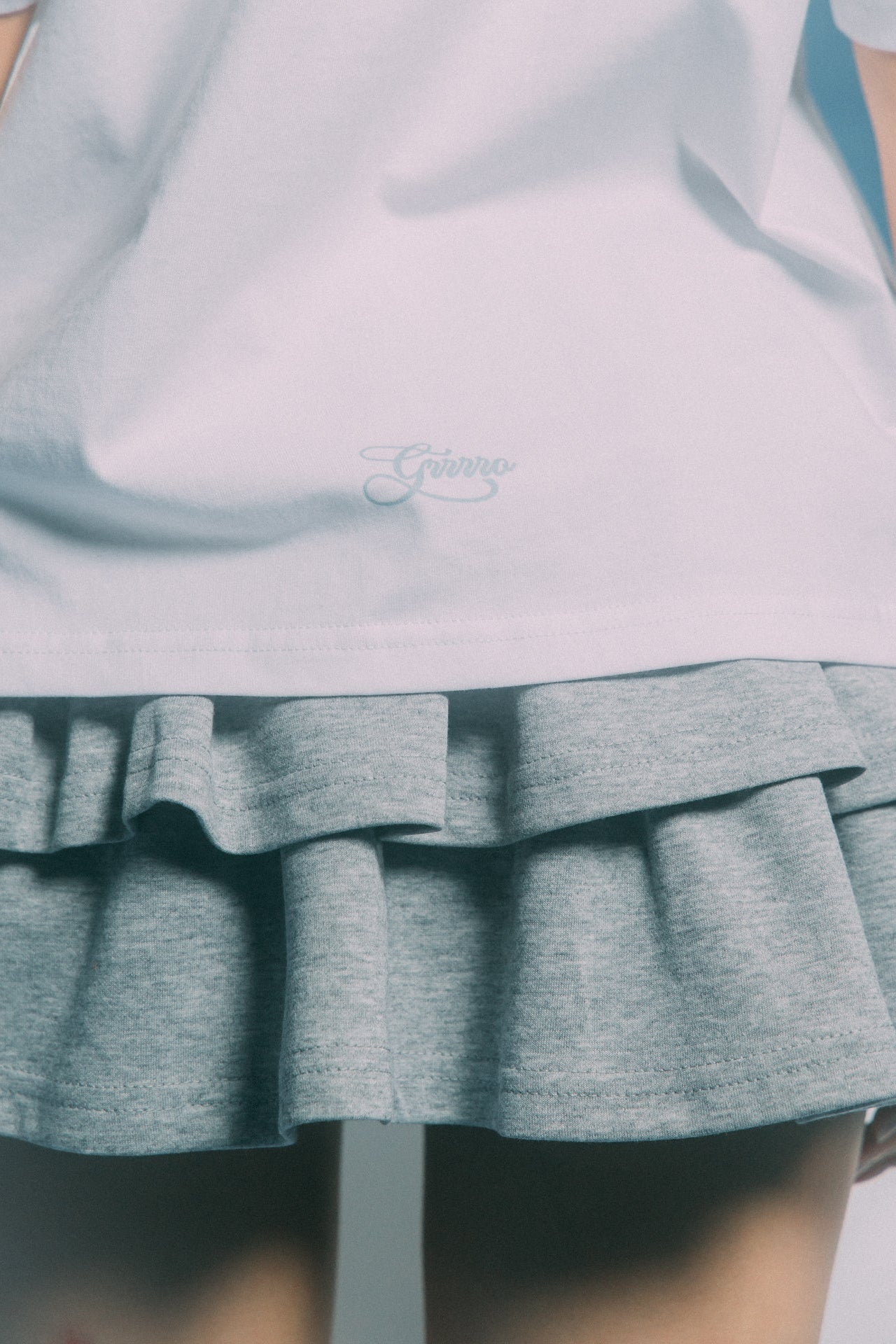 GROCERY x GRRRR PUDDING & CIJEO OVERSIZED TEE/ WHITE - GROGROCERY