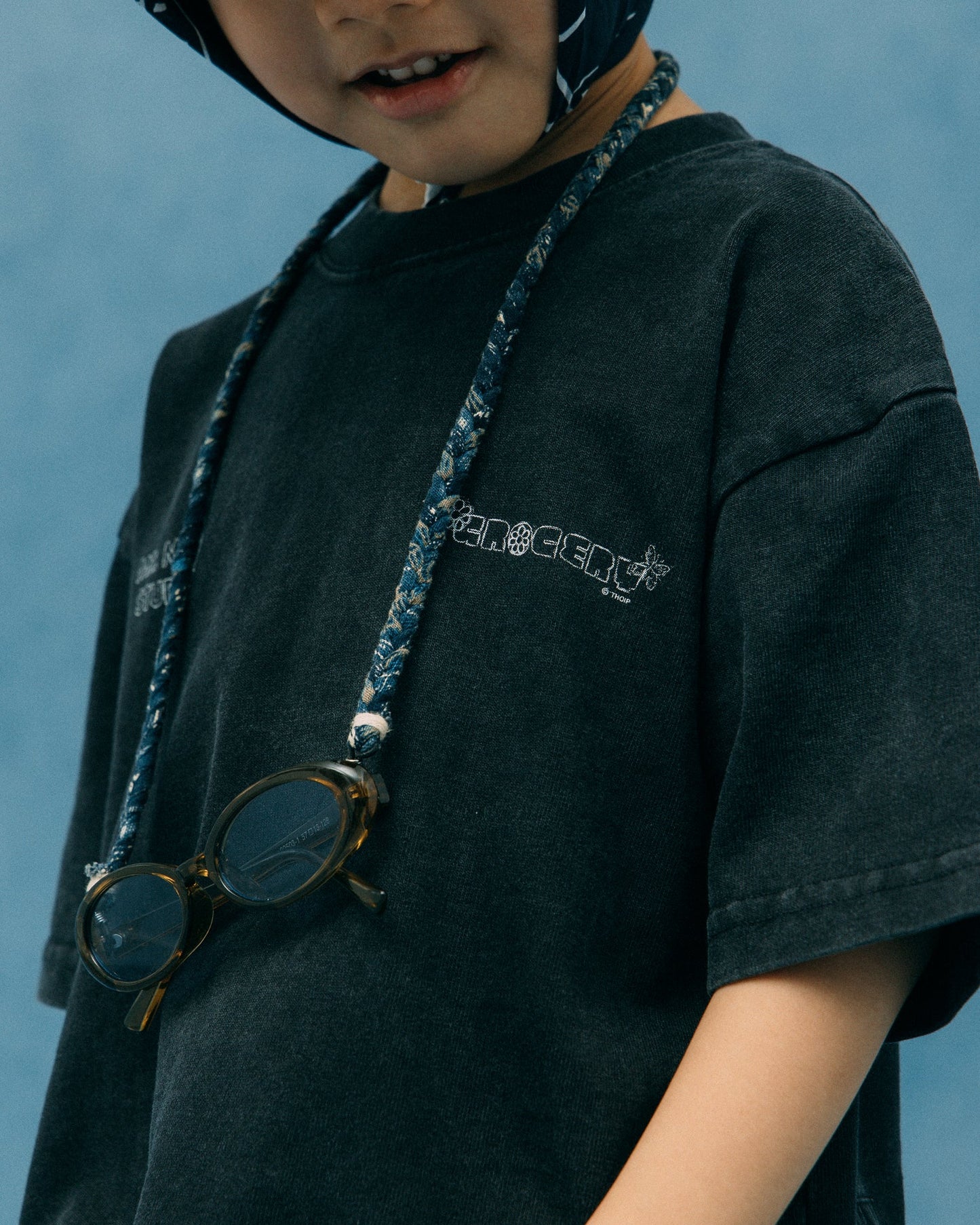 GROCERY X MR MEN STUDIO KIDS SKETCH GRAPHIC TEE/ WASHED BLACK - GROGROCERY