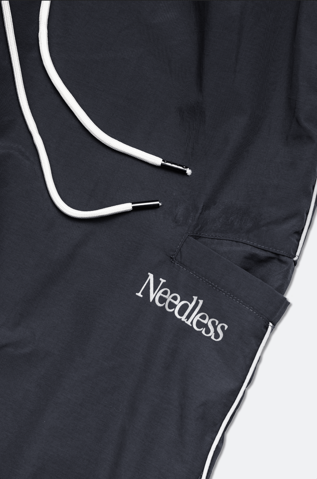 GROCERY X NEEDLESS REFLECTIVE TRACK PANTS/ BLACK - GROGROCERY