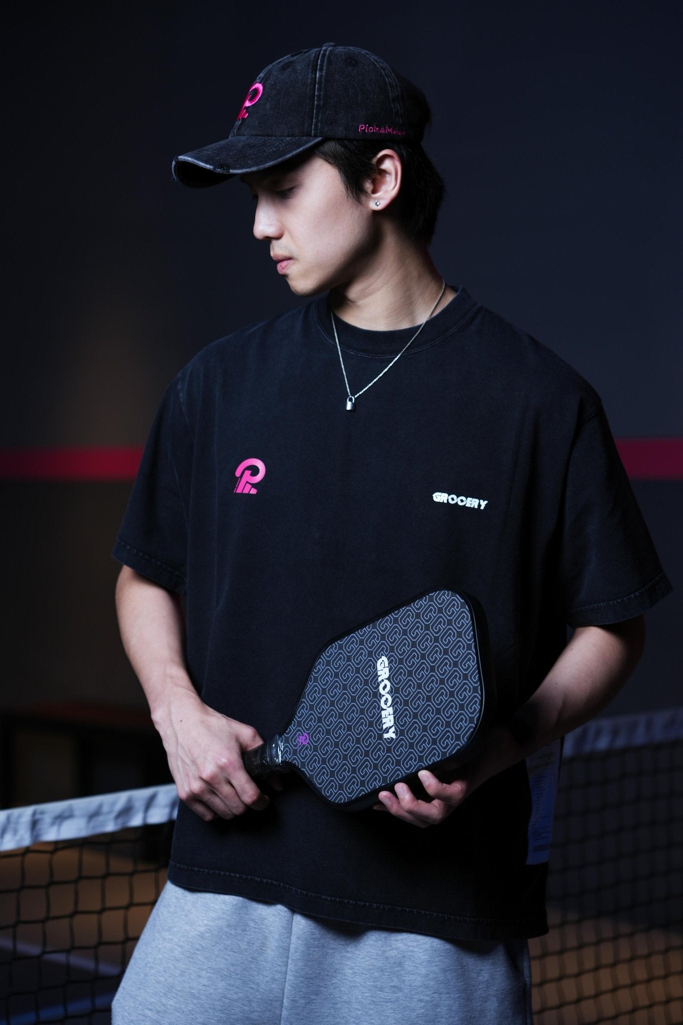 GROCERY x PICK AND MATCH PICKLEBALL RACKET/ BLACK - GROGROCERY
