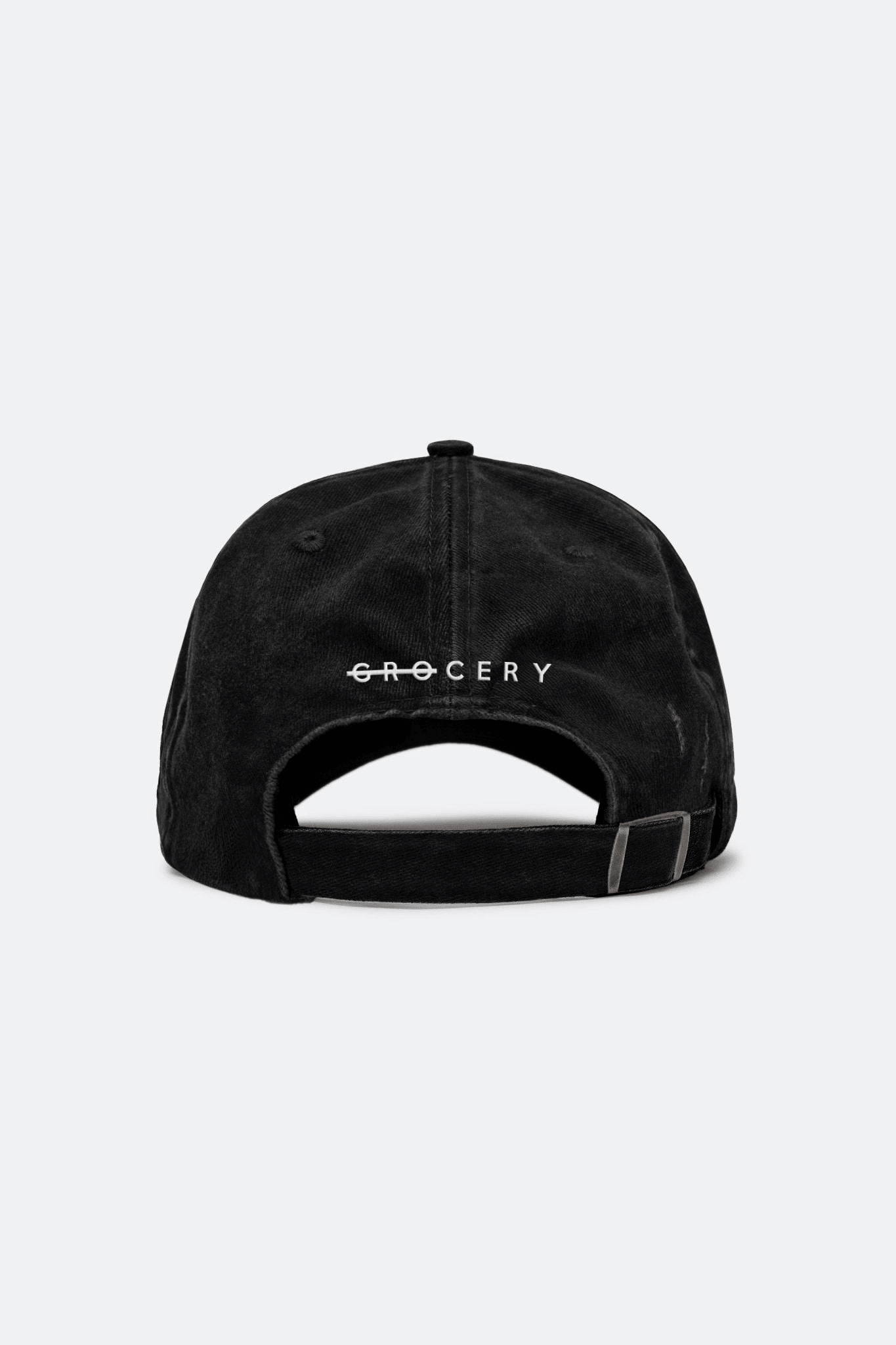 GROCERY x PICK AND MATCH WASHED LOGO CAP/ BLACK - GROGROCERY