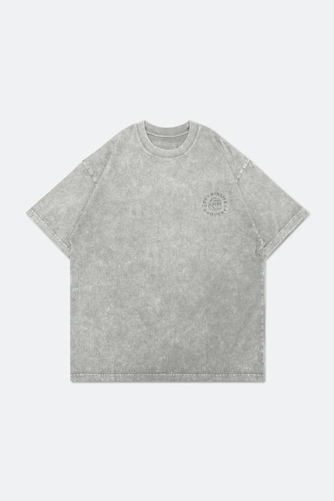 GROCERY X PP X MONSTER SNOW WASHED CLASSIC TEE/ WASHED GREY - GROGROCERY