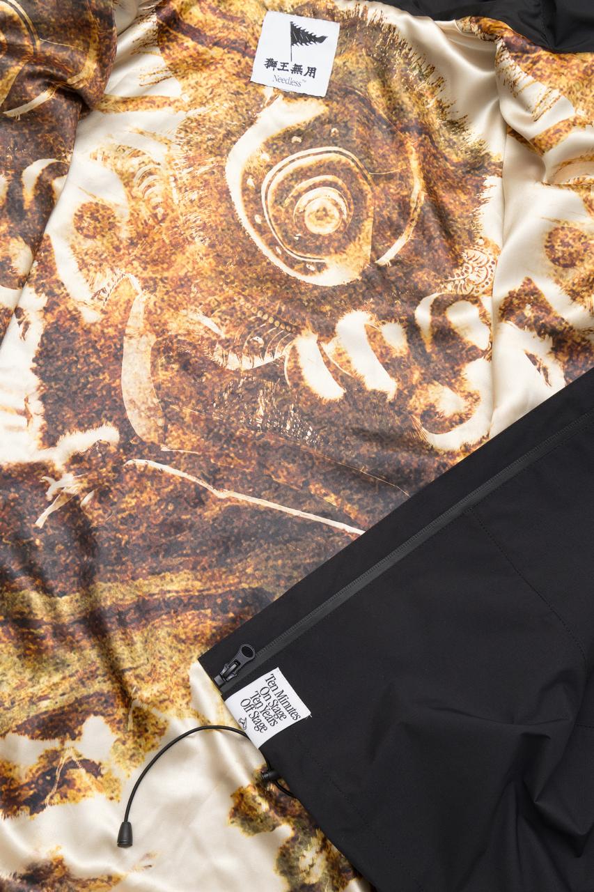 NEEDLESS SPECIAL PRODUCT 26 「張飛獅」 WINDBREAKER JACKET / BLACK - GROGROCERY