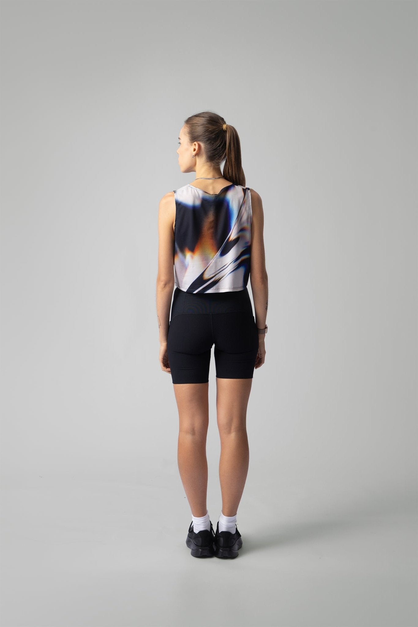 PARTICIPATION WHITE GLASS CROP SINGLET - GROGROCERY