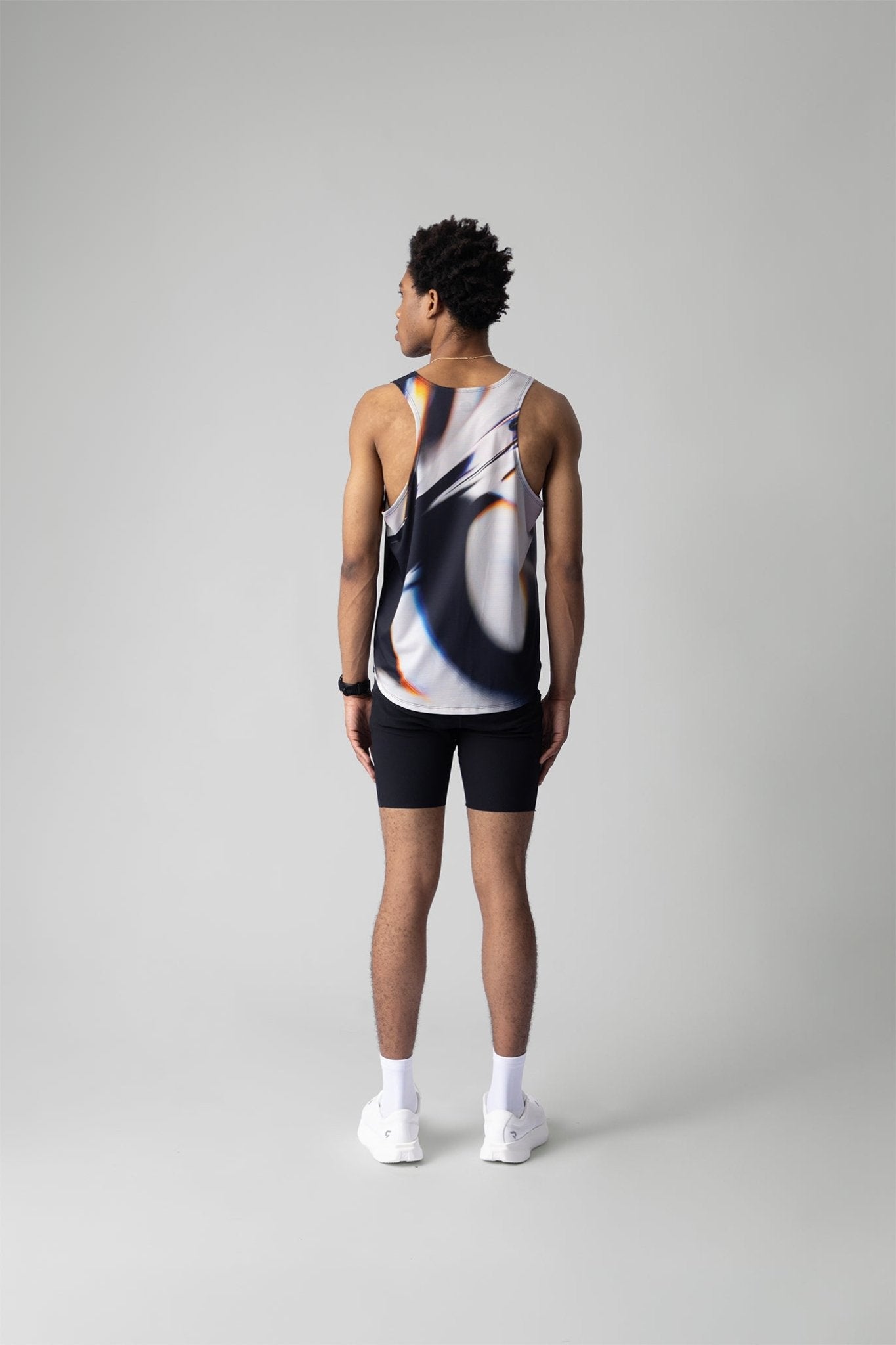 PARTICIPATION WHITE GLASS SINGLET - GROGROCERY