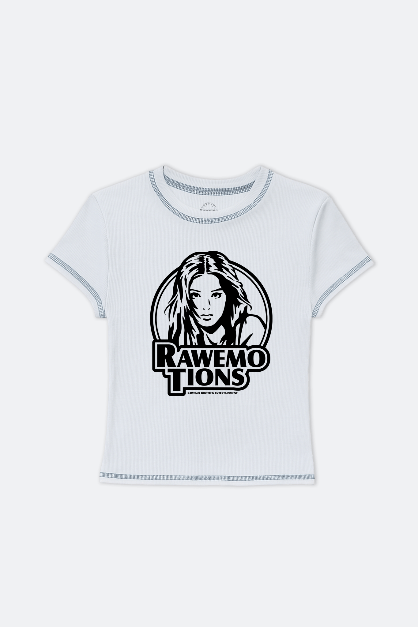 RAWEMOTIONS RAW EMOTIONS CROP TOP/ WHITE - GROGROCERY
