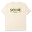 SCENE CLASSIC T-SHIRT / BEIGE & GREEN - GROGROCERY