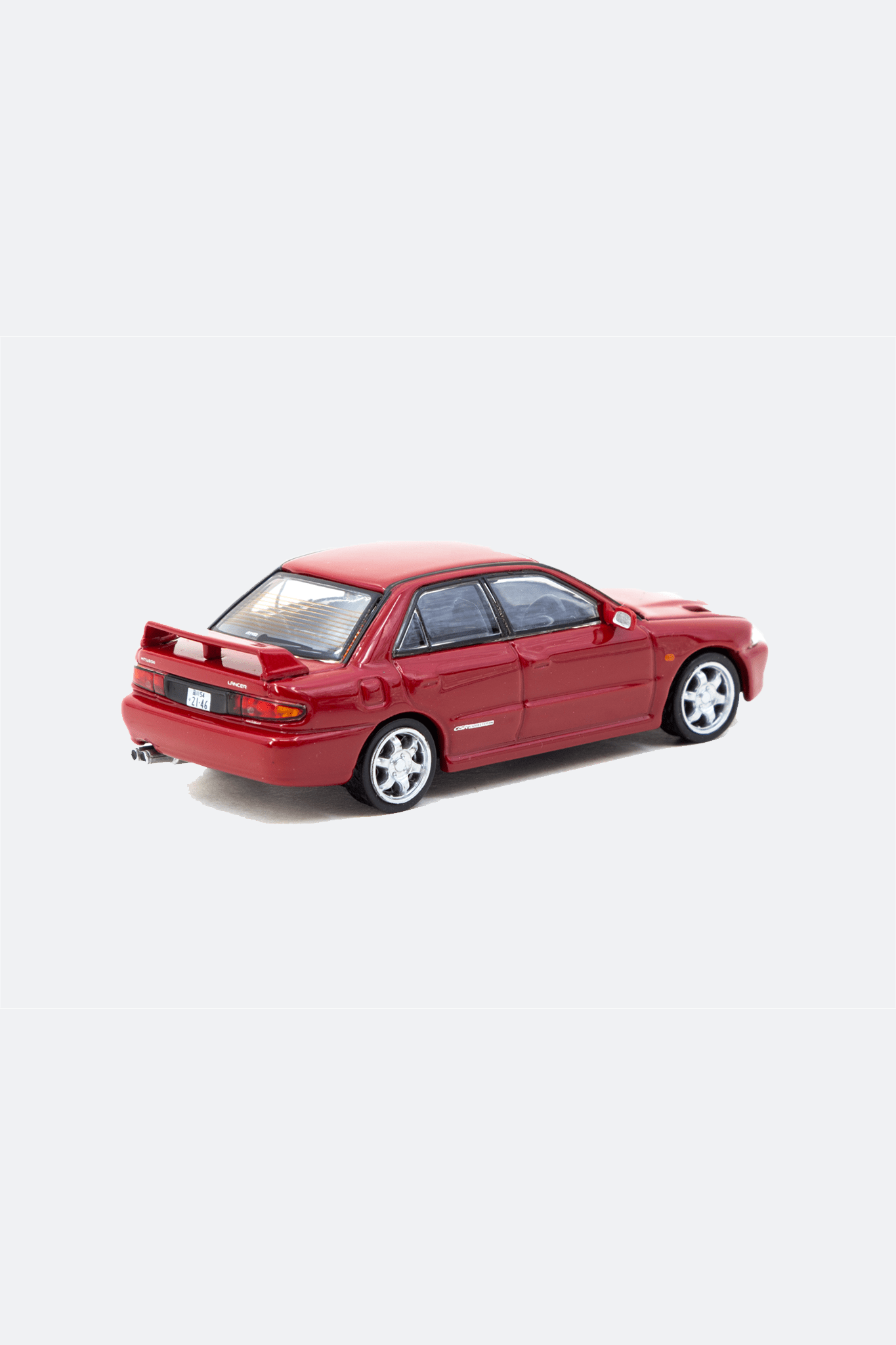 TARMAC WORKS 1/64 MITSUBISHI LANCER GSR EVOLUTION RED - GLOBAL64 - GROGROCERY