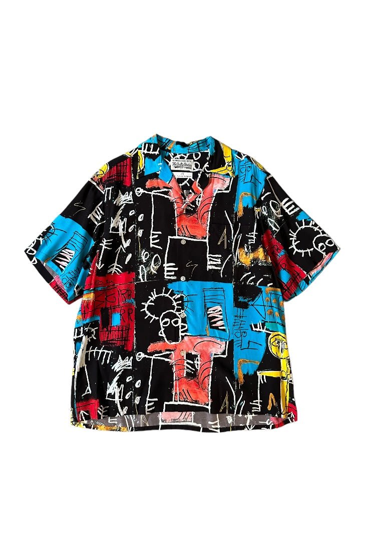 Wacko Maria x Jean-Michel Basquiat Shortsleeve Hawaiian Shirt Type-3/ Multi  - GROGROCERY