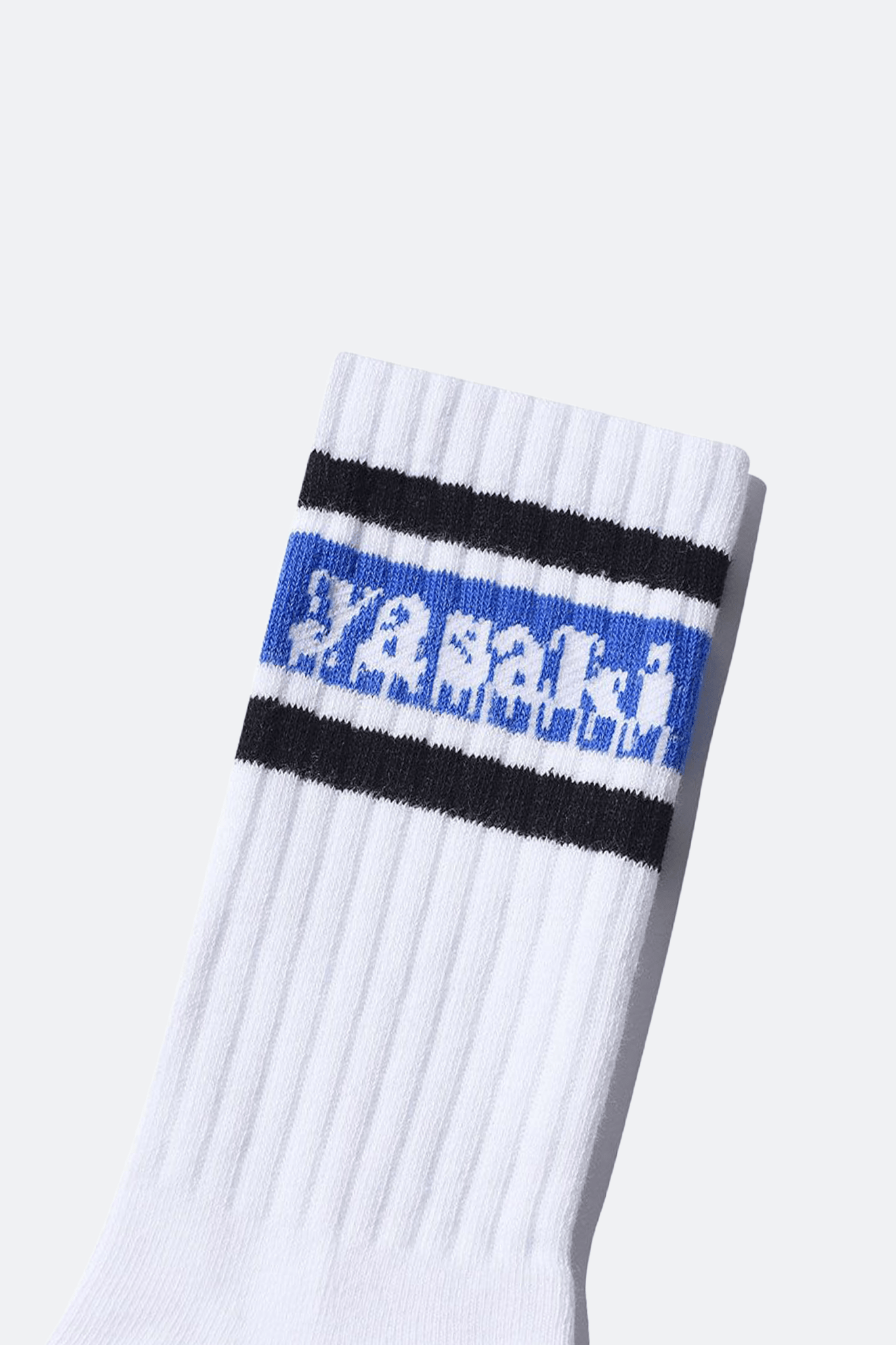 Yasaki Scribble Crew Socks/ Black - GROGROCERY