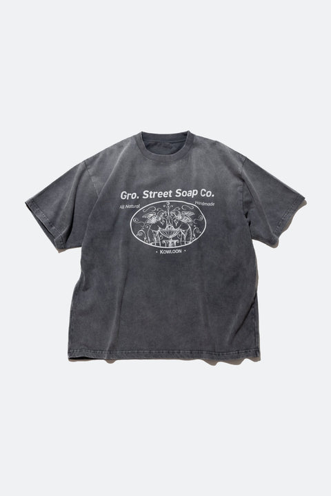 gro. BY RC GRO STREET SOAP CO. VINTAGE TEE/ WASHED GREY - GROGROCERY