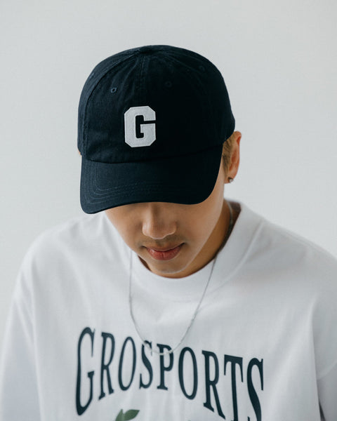 GROCERY FW23 CP-002 LIGHT WASHED G LOGO CAP/ NAVY - GROGROCERY