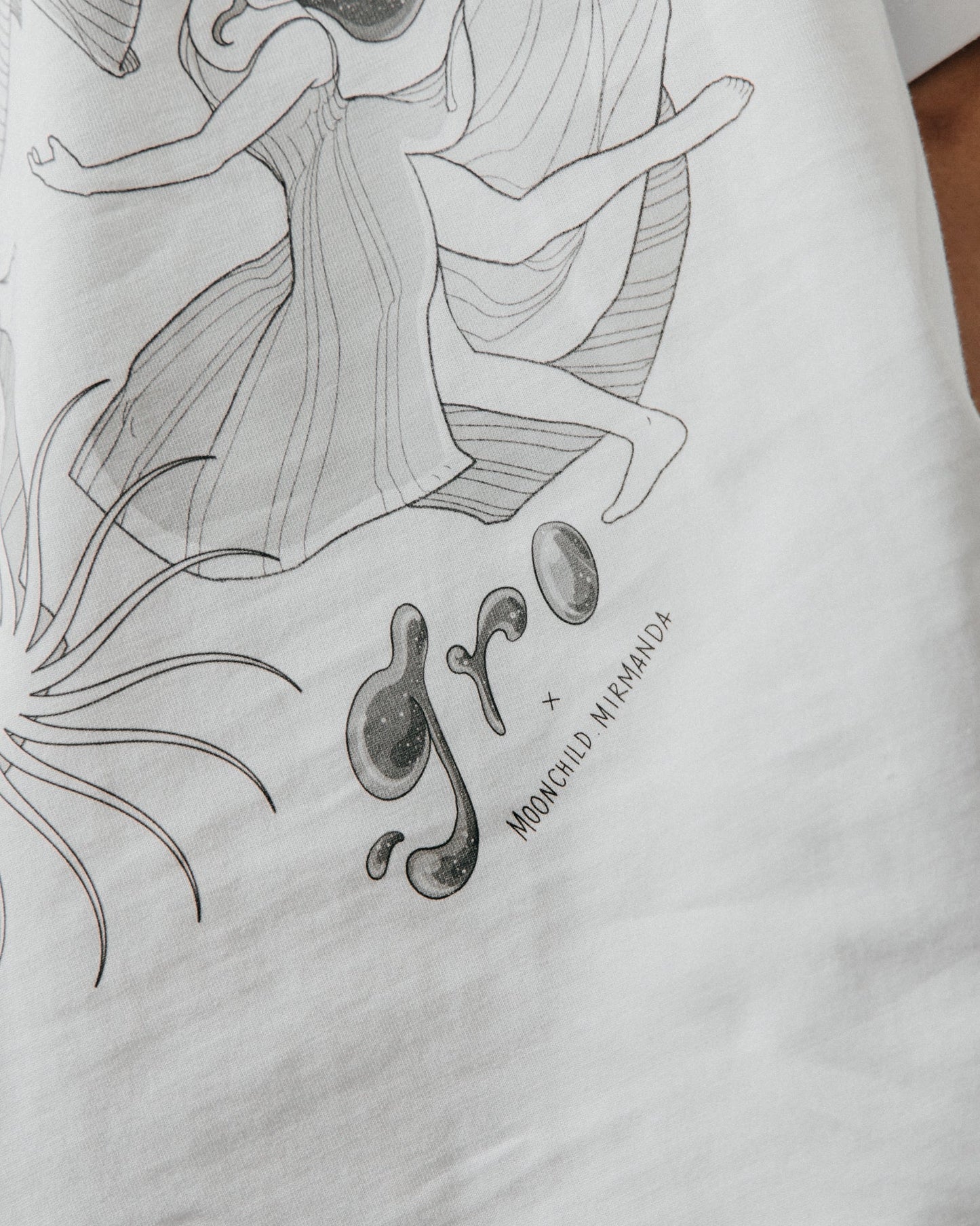 GROCERY X MOONCHILD LUCID DREAMING TEE/ WHITE - GROGROCERY