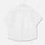 HOOGAH Balloon oversized short sleeves shirt/ White - GROGROCERY