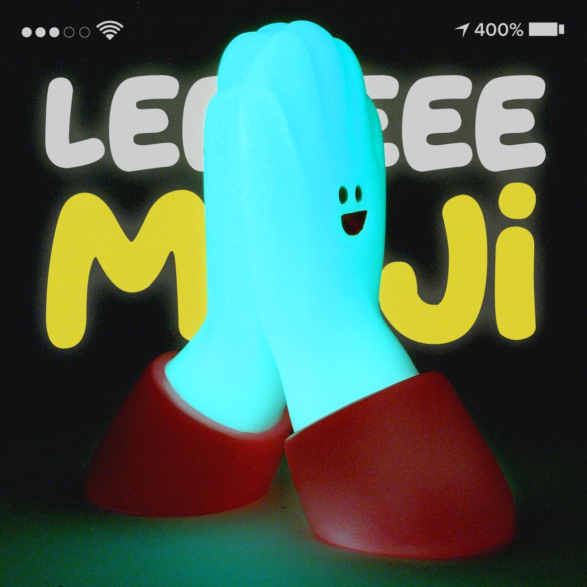 Leeeeeetoy 400% LEEEEEEMOJI "THX THX"/ Glow in the dark - GROGROCERY