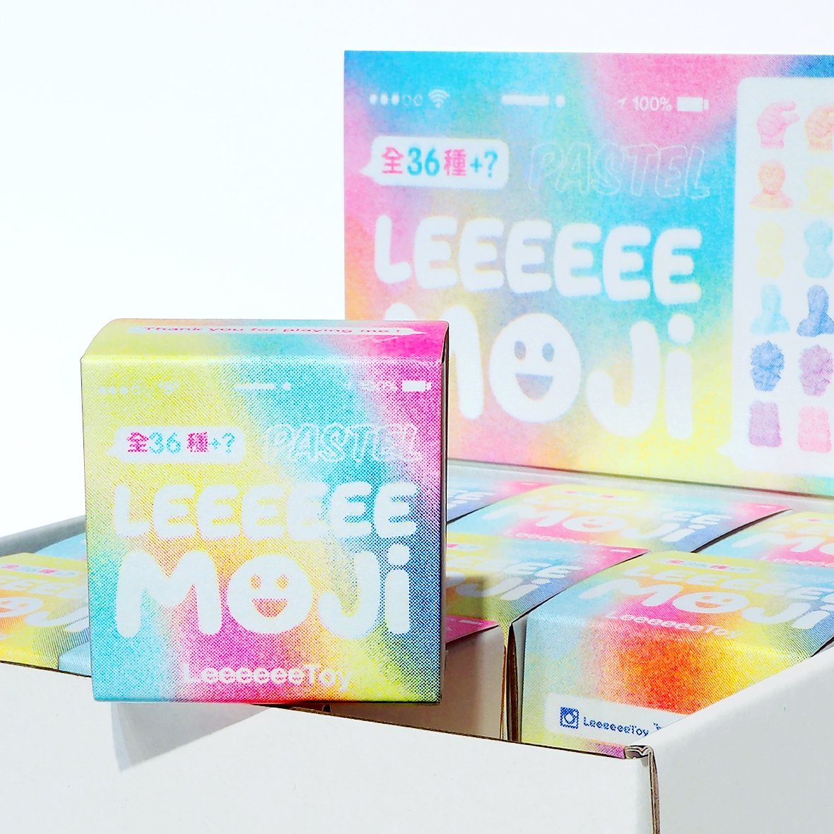 Leeeeeetoy PASTEL Leeeeeemoji "Blind Box/ Case of 18" - GROGROCERY